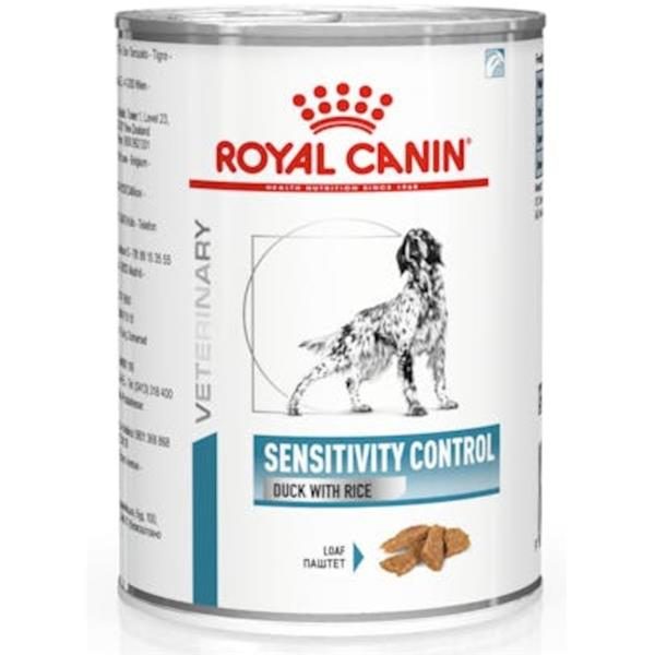 Royal Canin VHN Dog Sensivity Control Duck, konzerva 410 g