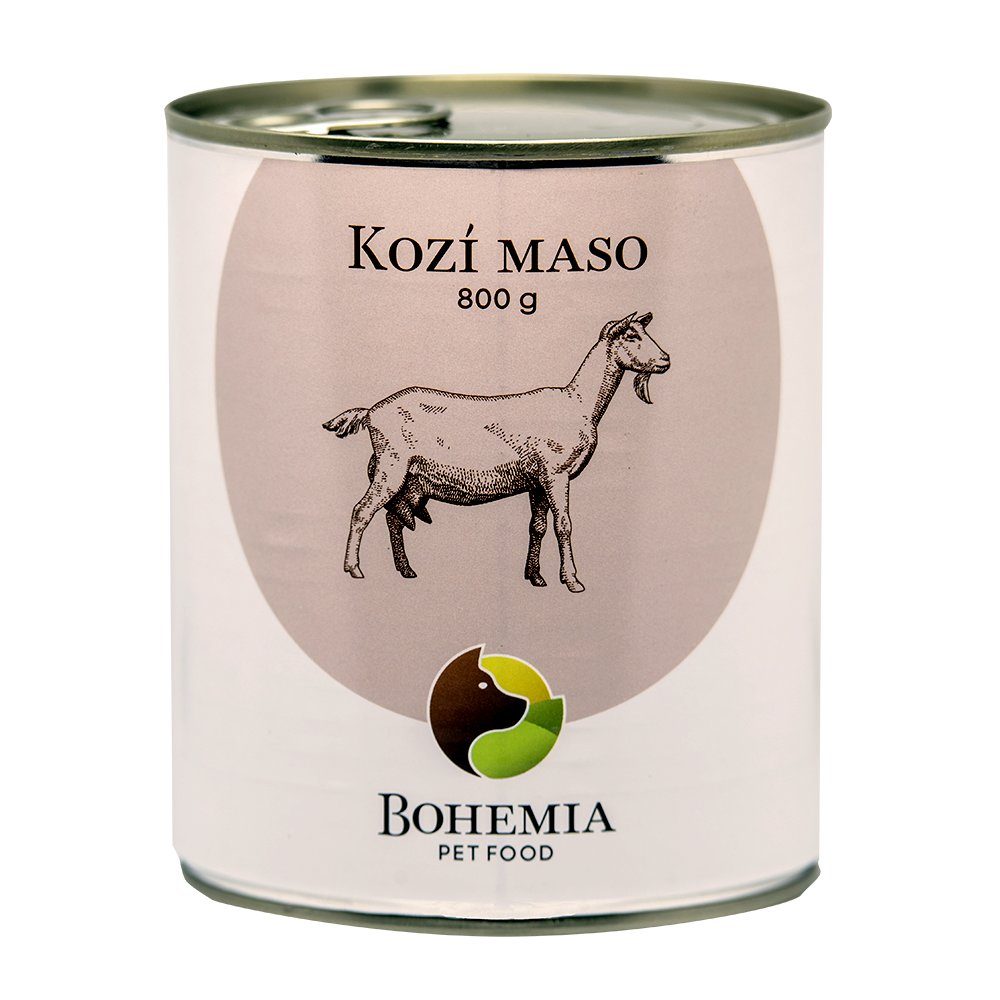 BOHEMIA Kozí maso ve vlastní šťávě 800g