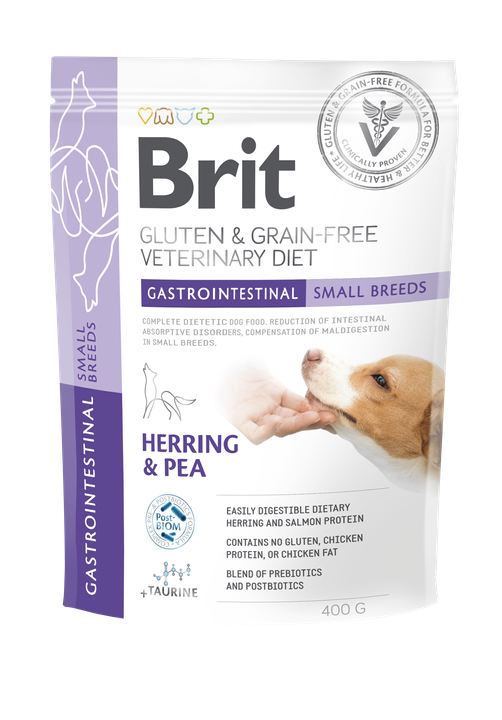 Brit Veterinary Diets Dog GF Gastrointestinal Small Bread 400 g