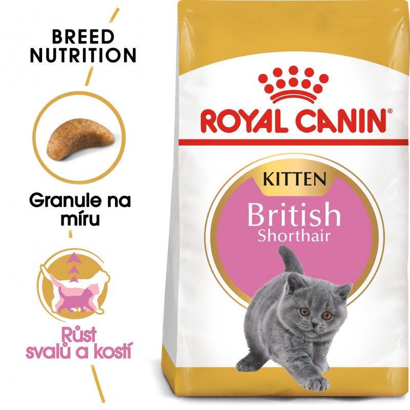 Royal Canin British Shorthair Kitten granule pro britská krátkosrstá koťata 400 g
