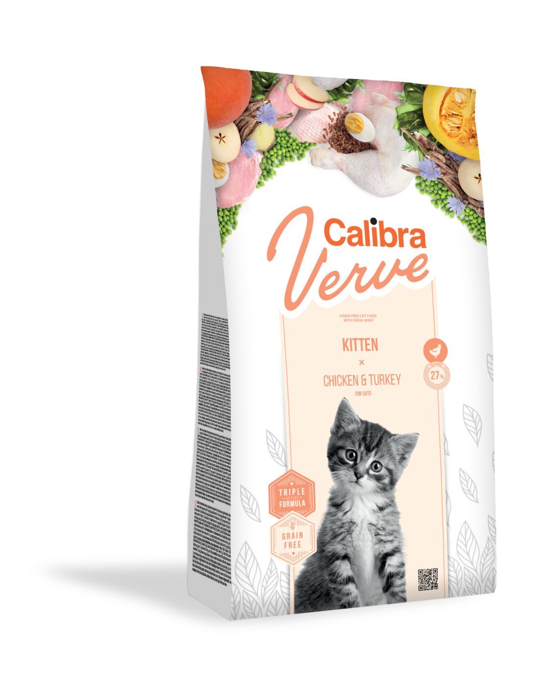Calibra Cat Verve GF Kitten Chicken & Turkey 3,5kg