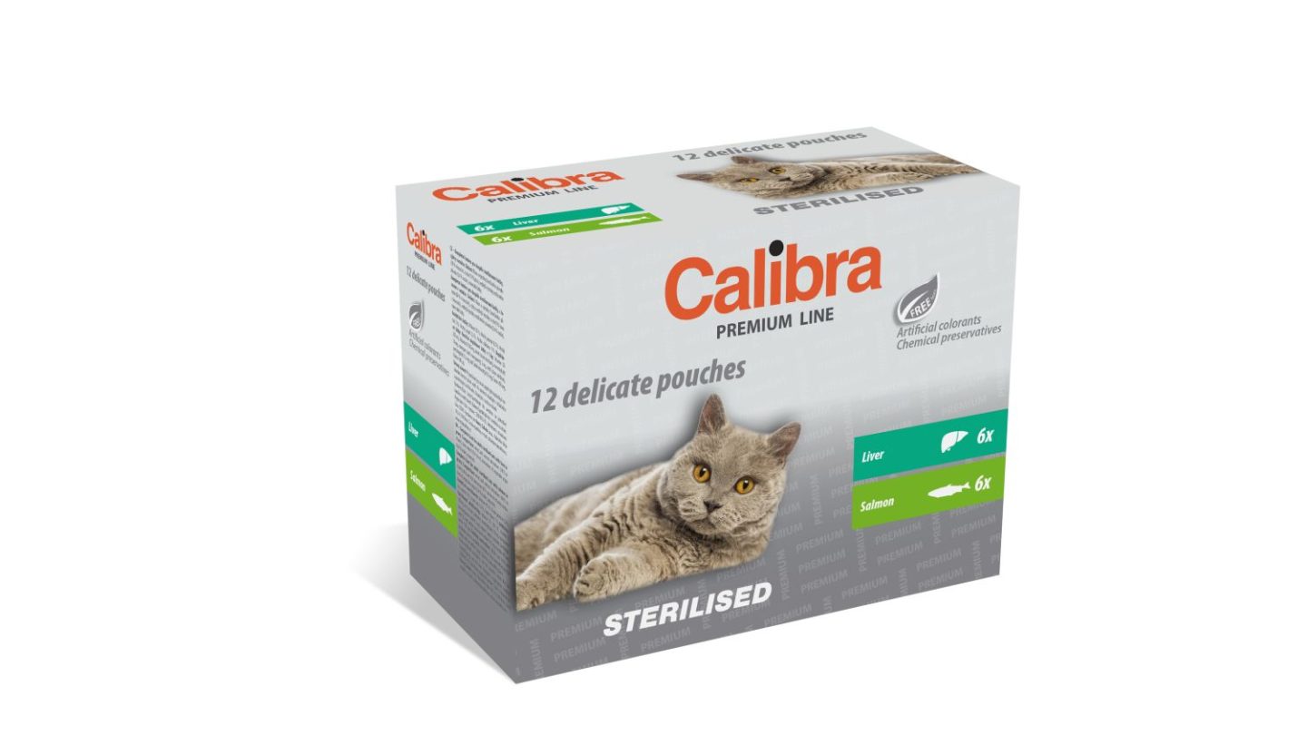 Calibra Cat kapsa Premium Steril. multipack 12x100g
