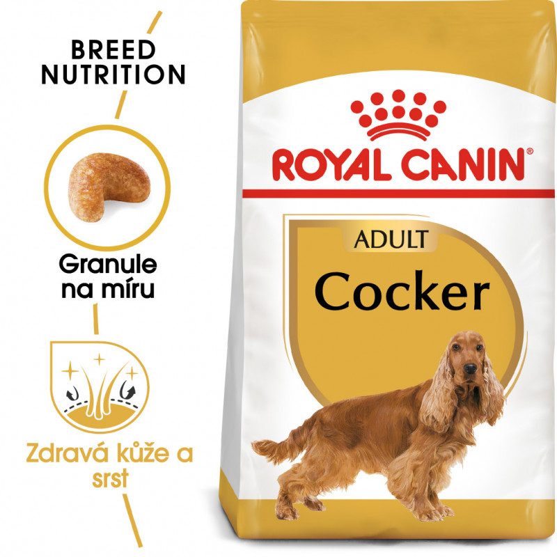 Royal Canin Cocker Adult granule pro dospělého kokršpaněla 3 Kg