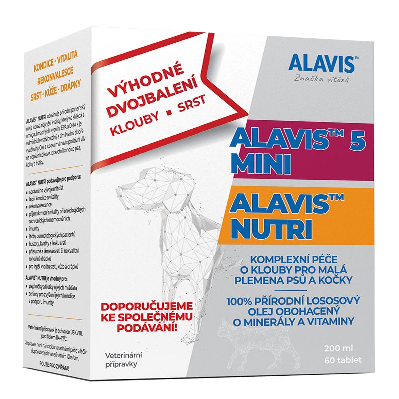 Alavis 5 MINI 90 tbl + Alavis Nutri 200ml