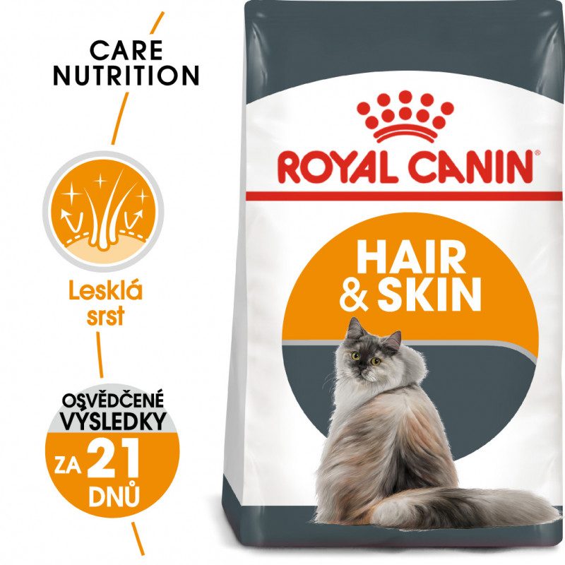 Royal Canin Hair and Skin Care granule pro kočky pro zdravou srst a kůži 10 Kg