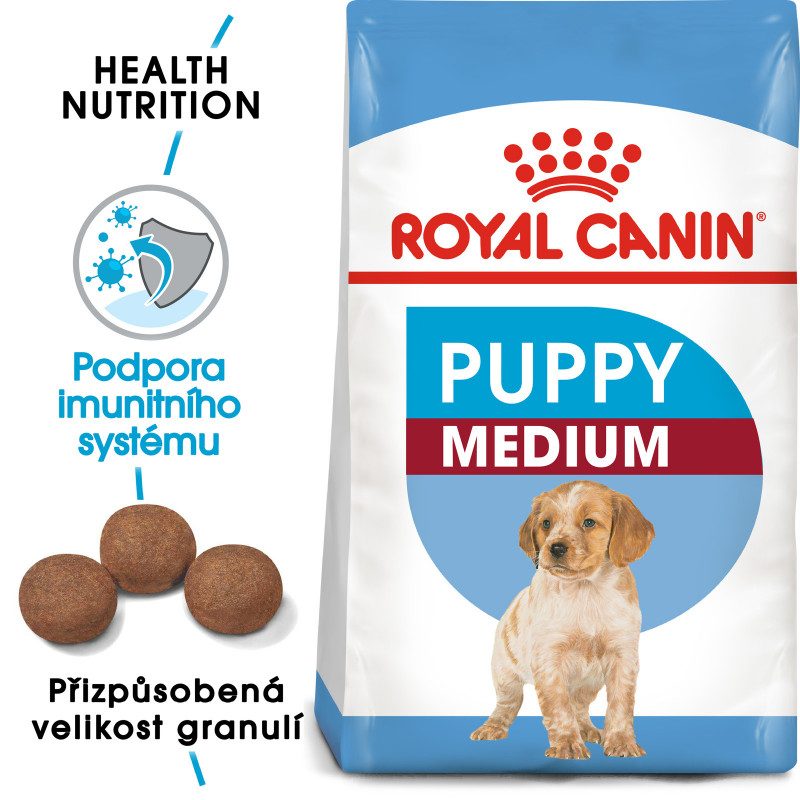 Royal Canin Medium Puppy granule pro střední štěňata 15 Kg