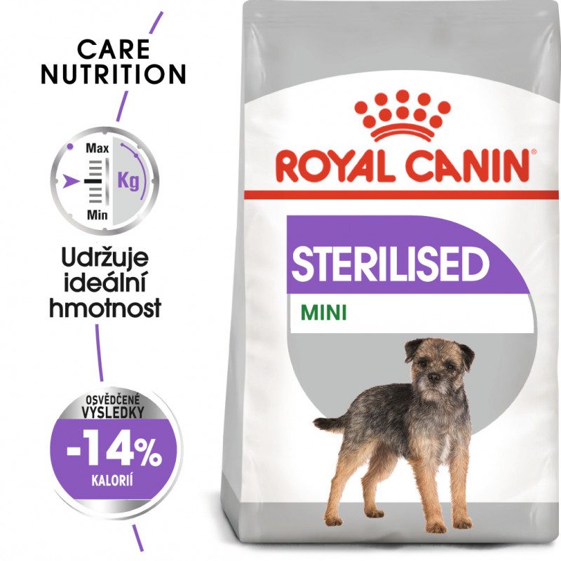 Royal Canin Mini Sterilised granule pro kastrované malé psy 8 Kg
