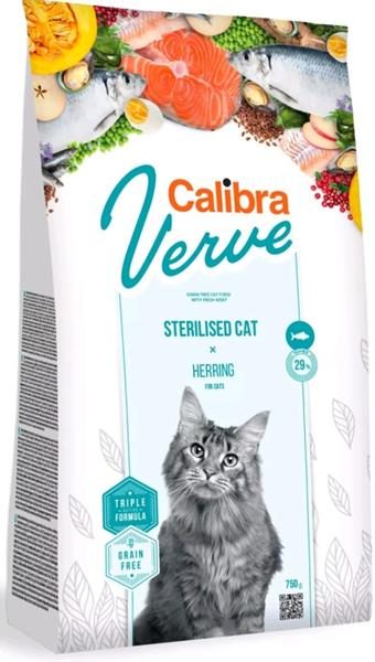 Calibra Cat Verve GF Sterilised Herring 750g