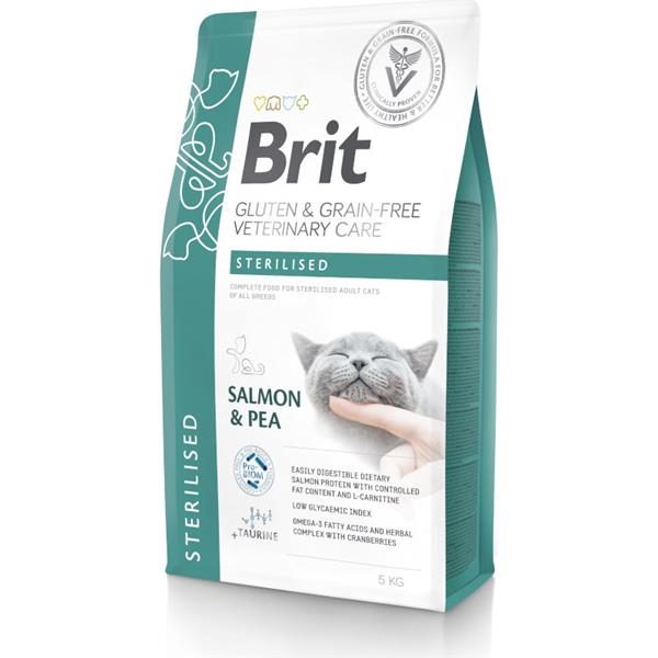 Brit Veterinary Diets Cat GF Care Sterilised 5 kg