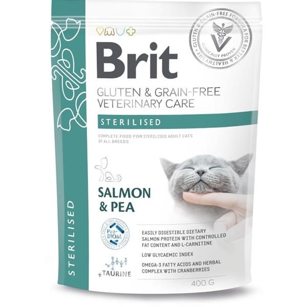 Brit GF Veterinary Care Cat Sterilised 400 g