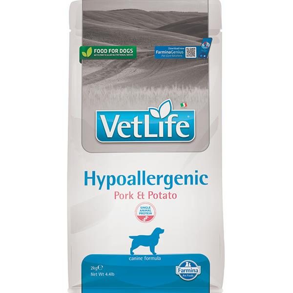 Vet Life Natural DOG Hypo Pork & Potato 2 kg