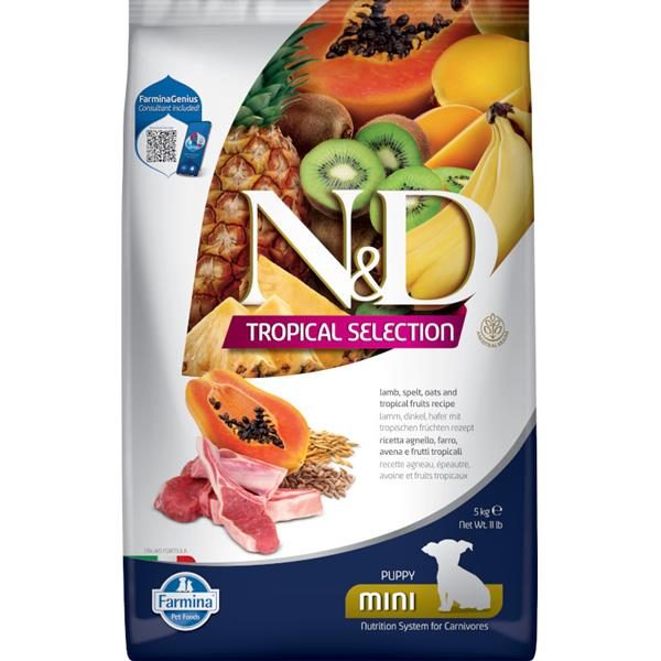 N&D TROPICAL SELECTION DOG Puppy Mini Lamb 5kg