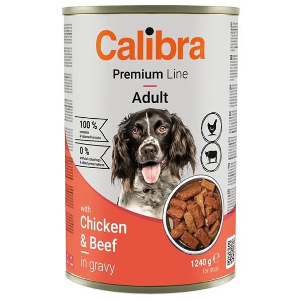 Calibra Dog Premium konz. with Chicken&Beef 1240g
