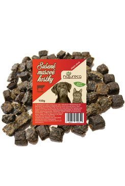 NATURECA pochoutka Masové kostky Hovězí, 100% maso 150g