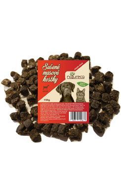 NATURECA pochoutka Masové kostky Jehně, 100% maso 150g