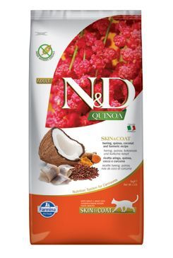 N&D Quinoa CAT Skin & Coat Herring & Coconut 5kg
