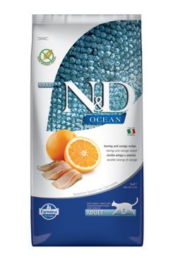 N&D OCEAN CAT Adult Herring & Orange 10kg