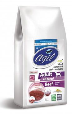 Agil Adult All Breed Low Grain Beef,Lamb,Tuna 2kg