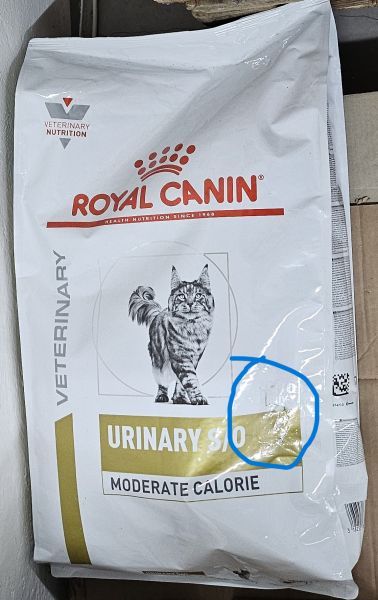 Royal Canin VHN Cat Urinary S/O Moderate Calorie 7 kg - tržený pytěl