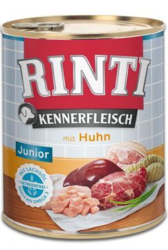 Rinti Dog Kennerfleisch konzerva Junior kuře 800g