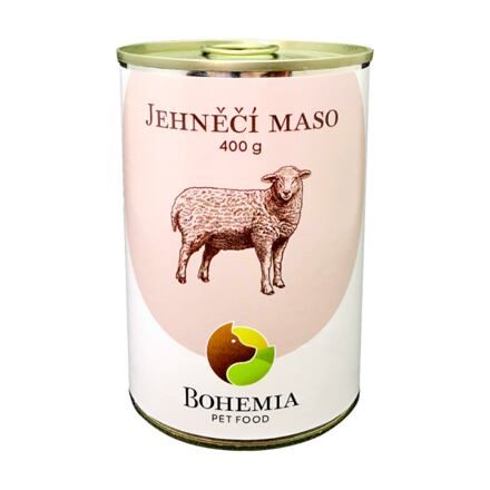 Bohemia Pet Food Jehněčí maso ve vlastní šťávě balení 400 g