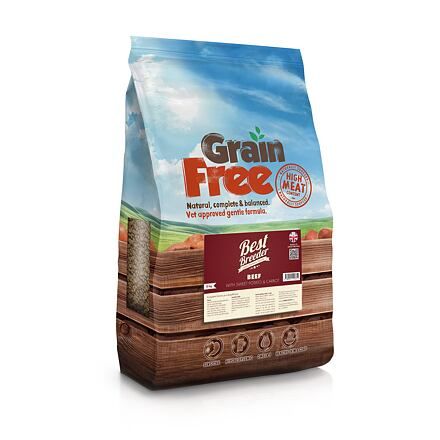 Best Breeder Grain Free Beef, Sweet Potato & Carrot balení 2 kg