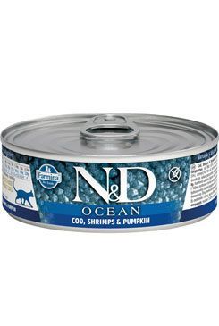 N&D CAT OCEAN Adult Tuna & Cod & Shrimp & Pumpkin 70 g