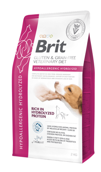 Brit Veterinary Diets Dog GF Hypoallergenic Hydrolyzed 2 kg