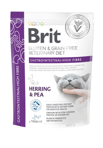 Brit VD Cat GF Gastrointestinal High Fibre 400 g