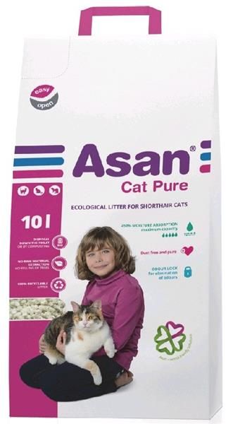 Podestýlka cat Asan - Pure 10 l