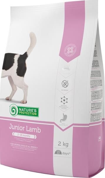 Nature's Protection Dog Dry Junior Lamb 2 kg