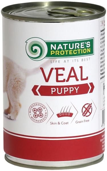 Nature's Protection Dog konz.Puppy telecí 400 g