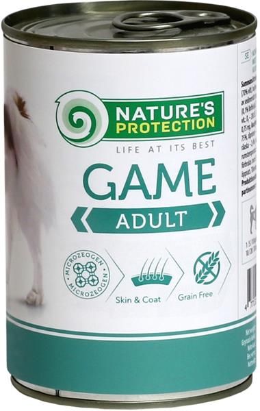 Nature's Protection Dog konz.Adult zvěřina 400 g