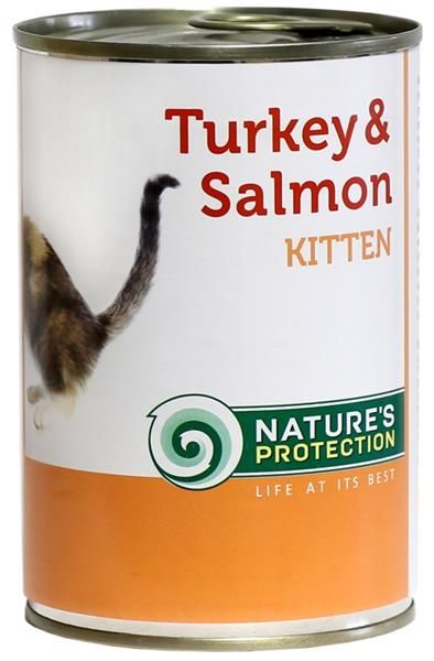 Nature's Protection Cat konz.Kitten krůta/losos 400 g