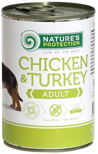 Nature's Protection Dog konz.Adult kuře/krůta 400 g