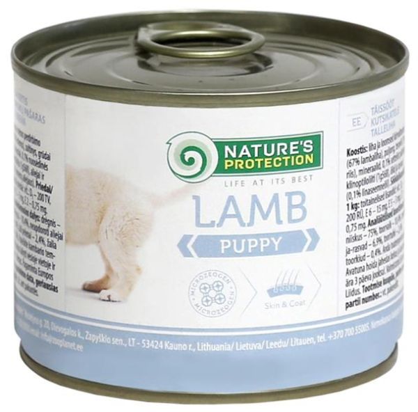 Nature's Protection Dog konz.Puppy jehně 200 g