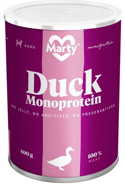 MARTY konz. pro psy - Monoprotein kachní 400 g