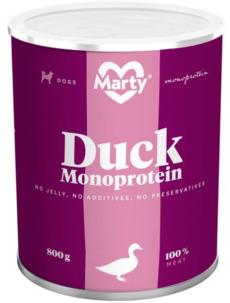 MARTY konz. pro psy - Monoprotein kachní 800 g