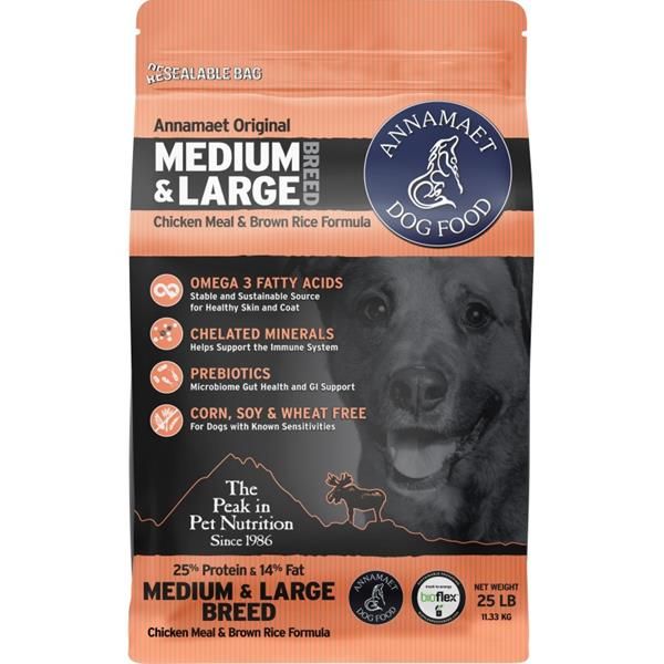 Annamaet ENCORE 25%/Medium&Large Breed 11,35 kg (25lb)