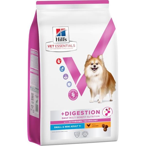 Hill's VetEssentials Canine DIGESTION Adult Small Chicken Dry 2 kg NOVÝ