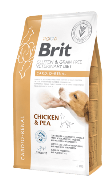 Brit Veterinary Diets Dog GF Cardio Renal 2kg