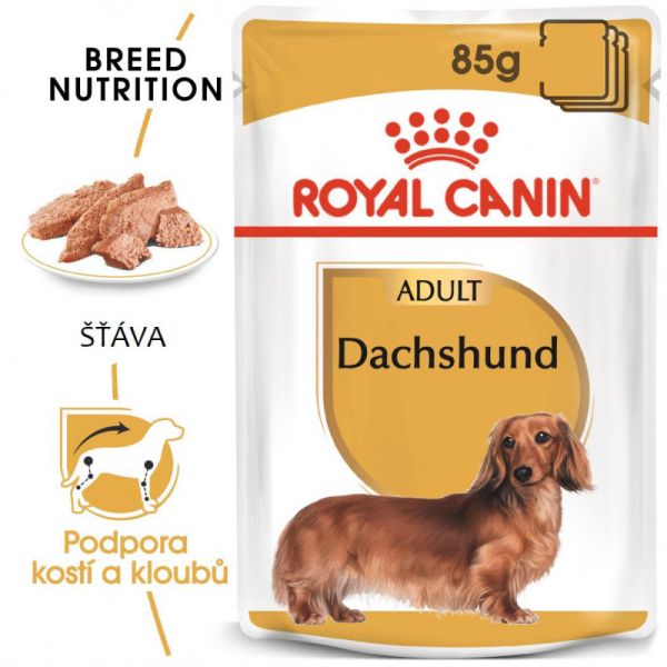 Royal Canin Dachshund Loaf kapsička s paštikou pro jezevčíka 85 g