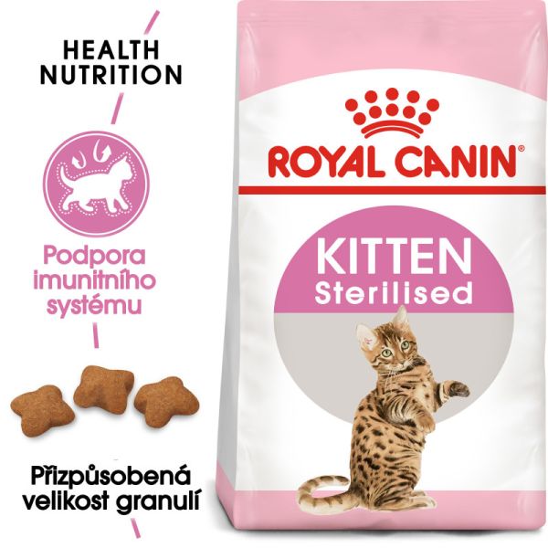 Royal Canin Kitten Sterilised granule pro kastrovaná koťata 400 g