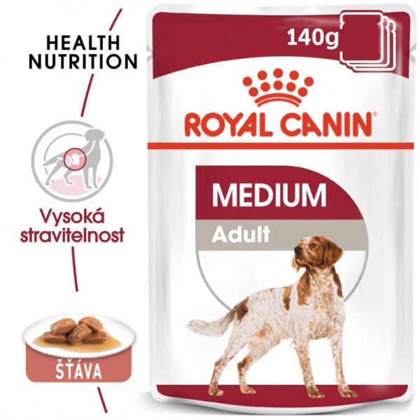 Royal Canin Medium Adult kapsička pro dospělé střední psy 140 g