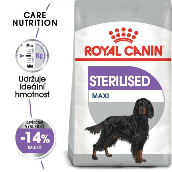Royal Canin Maxi Sterilised granule pro dospělé kastrované psy velkých plemen - 12 kg