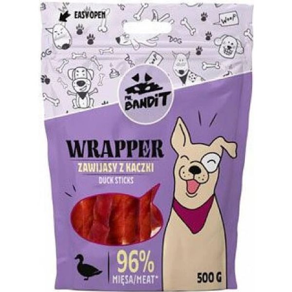 VetExpert Mr. Bandit pochoutka WRAPPER tyč. kachna 500 g