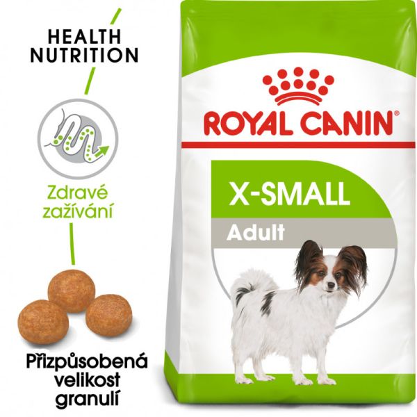 Royal Canin X-Small Adult granule pro dospělé trpasličí psy 500 g
