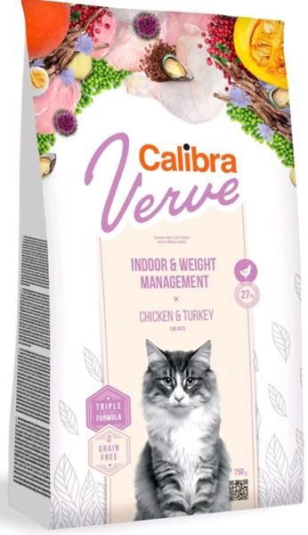 Calibra Cat Verve Grain Free Indoor&Weight Chicken 750 g