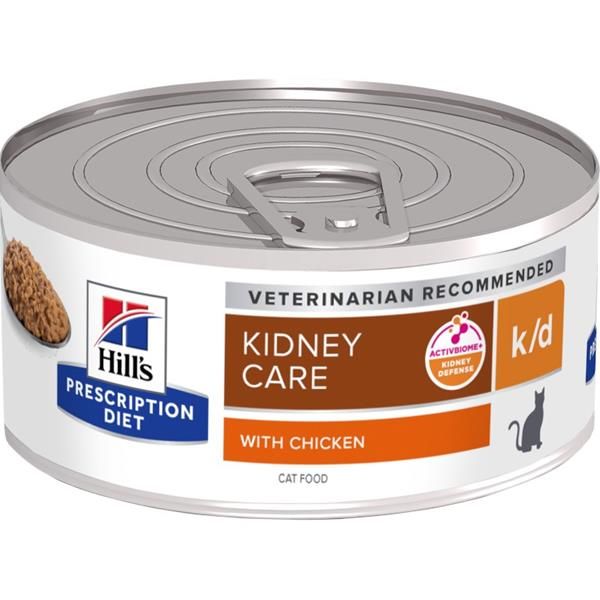 Hill's Prescription Diet Feline k/d kuřecí konzerva 156 g