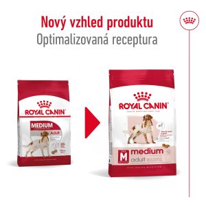 Royal Canin Medium Adult granule pro dospělé psy středních plemen starší 12 měsíců - 15 kg